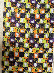 Hello Kitty Halloween Fabric JoAnn Exclusive 1/2 YD x 43” Mummy Bats Ghosts 2010