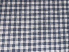 By 1/2 Yd Daisy Kingdom Blue White Gingham Check Vintage Fabric 4 Checks an Inch