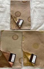Lot of 26 Lovely fabric samples Novus Textiles -17″x26″ ea- poly & acetate NEW