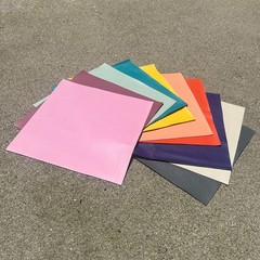 (10) 12×12 Vinyl / Pleather / Faux Leather for Sewing / Crafting, Color Variety