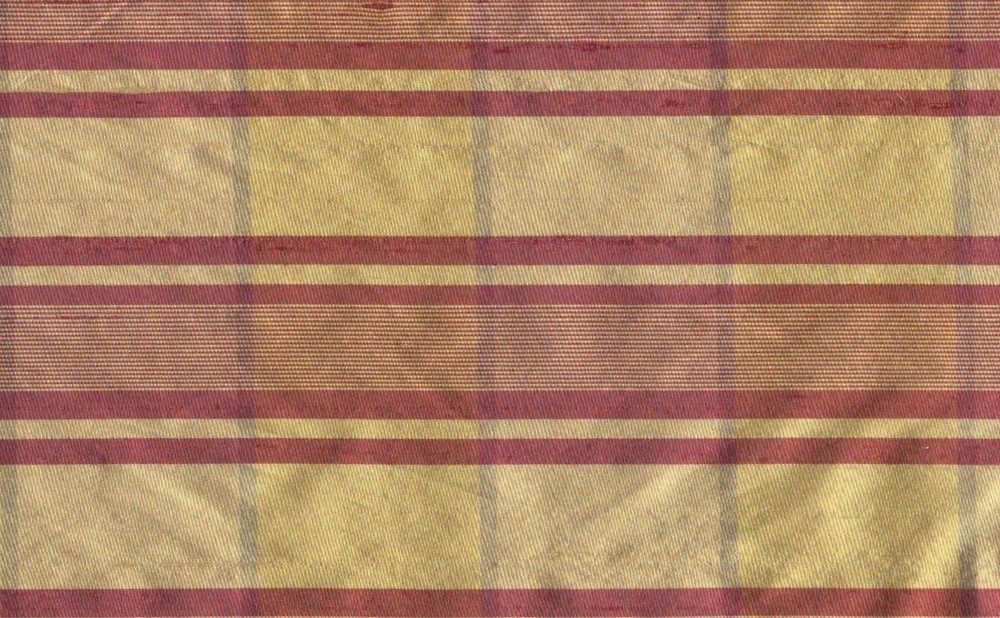 100% silk dupioni small check. Schumacher fabric by the yard. 54″ wide.