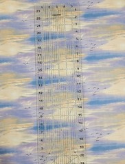 Elizabeth Studio Landscape Medley Morning Sunrise Sky Cotton Fabric by the Yard