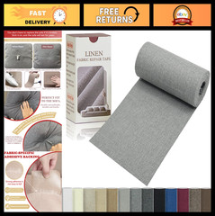 Self-Adhesive Linen Repair Tape 4×70 Inch – Couch Patch for Furniture, Sofas, Ba
