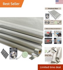 Military-Grade Faraday Fabric 43″W×236″L + Tape for Ultimate Privacy Protection