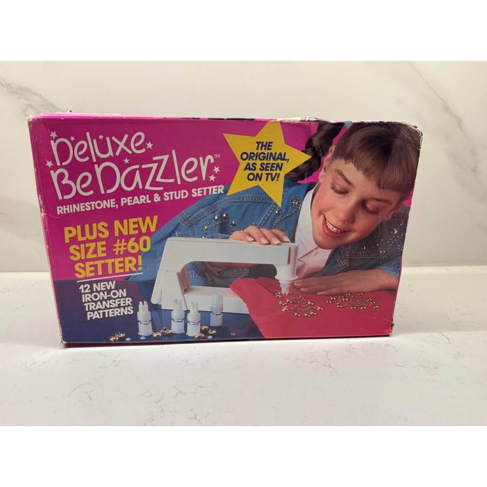 Deluxe BeDazzler 90s Rhinestone Bling Craft Tool – Original Box