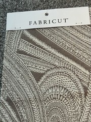 Fabricut Fabric Sample Remnant 11” Bowsprit Driftwood Neutral Crafts