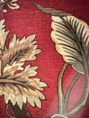 Thibaut Fabric 25” Sq. Barrington Red River Road F93812 Cotton Nylon Chenille