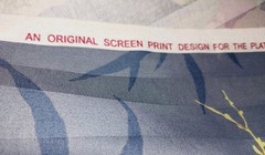 Richloom Platinum Collection Blue Stripe Floral Birds Fabric 6+ Yds NEW Charming