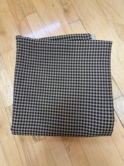 Upholstery Fabric Black And Gold Checks 3 Yards 51 1/2” X 108”