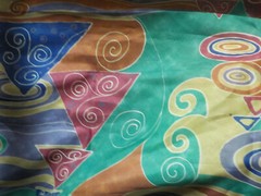 6 Yards 64 In Fabric Kravet Contract Swirl Abstract Multi Color Orange Blue Gold