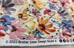 Brother Sister Design Studio Cotton Fabric 1 Yard 25″ x 44″ Wide New