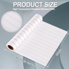 Boao 16 Inch Wide 21.9 Yard Peel Ply 16 X Yard, Mainly white, red