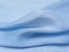 Natural Silk Linen Fabric 54” Wide By Yard Baby Blue Silk Flax Material Slubbed
