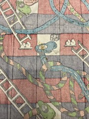 Snakes And Ladder Piece Of Material 1200mm X 1270mm