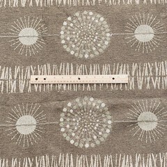 BTY Modern Upholstery Fabric Taupe Beige Geometric