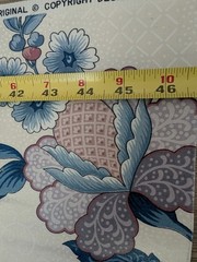 VTG Fabric Stanley King Studio Glazed Chintz Upholstery Teflon Sconset Rose 90s