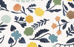 CHRISTOPHER FARR CURTAIN/UPHOLSTERY FABRIC DESIGN Array 4.2 METRES DARK INDIGO
