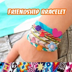 QCZKB Friendship Bracelet String 102 Skeins Fashionable Rainbow rainbow color