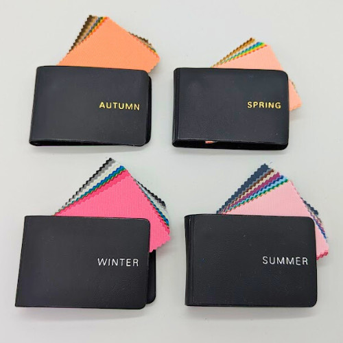 AIS Personal Color Analysis Fabric Swatch Set of 4 Books for 4 Seasons Swatch-HA