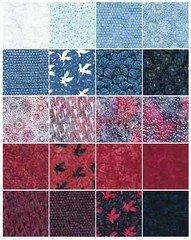Jubilee 2.5in Strips (40pc x 20 colors) Jubilee by Island Batiks
