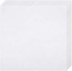 10 PCS White Cotton Embroidery Fabric Cloth | Pre-Cut Natural Embroidery