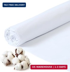 Q&J Fabric Co. 100% Cotton Fabric by The Yard 60” Wide x 2 Yards, Natural Musli