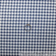 BonEful Fabric FQ Cotton Quilt Blue White Small USA American Gingham Check Block