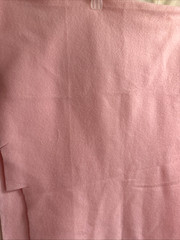 Solid Pink Fleece Fabric 20” Long, 40” Wide (cut into, actually receive more)