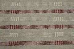 Touch Up Crimson Swavelle Mill Creek Red Cream Taupe Stripe Upholstery Fabric