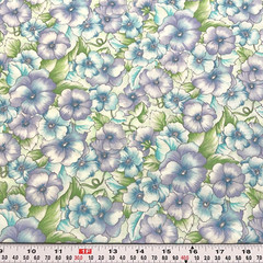 Misty Gardens Unbranded Cotton Fabric by the HALF YARD 18″ x 44″