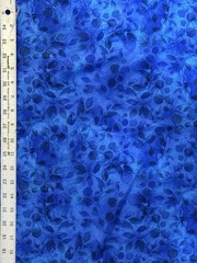 Timeless Treasures Blue Tonal Leaves Quilting Fabric – Fat Eighth: 9” x 21”