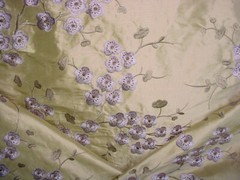 14-5/8Y Brunschwig & Fils BF10047 Blossom Silk Lime Upholstery Fabric