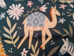 Fabric Animal Kingdom Cotton Calico 70×44″ Baby Animals