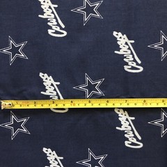 1yd 12” Fabric Traditions Dallas Cowboys NFL 1040 Navy Blue Cotton 58” Wide EOB