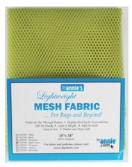 ByAnnie Apple Green Lightweight Mesh Fabric 45 x 137cm (18 x 54″)