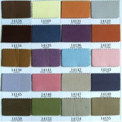 1.4MM HEAVY ULTRASUEDE CRAFT FAUX LEATHER POUCH BAG CHAPS CLOTH LABEL BLACK 54″W