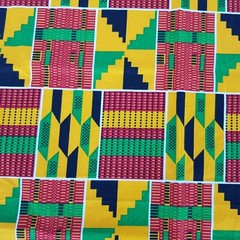 Quilters Cotton Fat Quarter 50x55cm Aztec Multicoloured Geometric Print Fabric