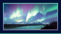 Aurora’s Passage.River Of Light Quilt Panel 24 x 44 P & B Textiles