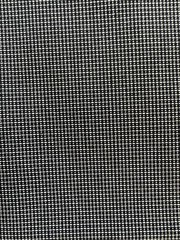 Fabric Poly/Viscose Black & White Microdot 58”x3.5 Yds One Way Stretch