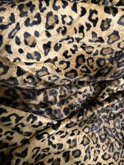 VTG Leopard Print Faux Fur Fabric Valboa Minky Plush 6yd 30″W Lot Cheetah LUXURY