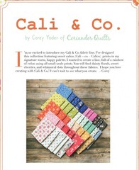 Moda CALI & CO. Charm Pack, 100% Cotton 5-inch Precut Squares (42 pcs)
