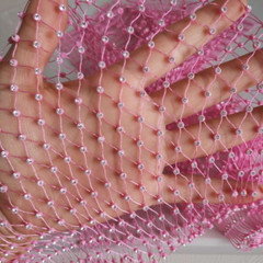 Crystal Fishing Net Mesh Fabric Diamante Hollow Out for Dress Top Bag By Meyer