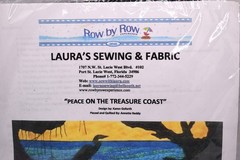 Lot of 5 Quilt Kits Patterns & Fabric Row By Row Boats Sewing Sailing Buttons