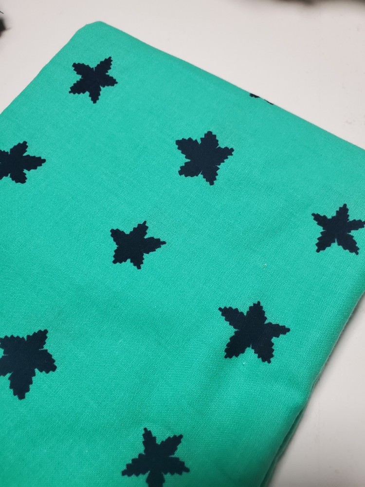 Cotton + Steel Fabric Star Fish Aqua Navy RJR Sew Quilt OOP Cotton FAT QUARTER