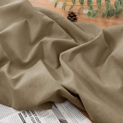 NSGZ Natural Linen Cotton Fabric 1 Yard 61″ Wide, Linen Cotton Blend | Breathabl