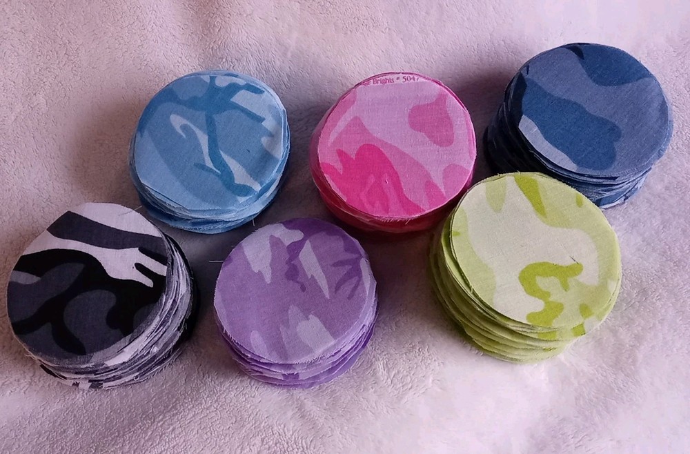 700+ Colorful Pre-cut Fabric Circles Yo-yos Quilting Applique