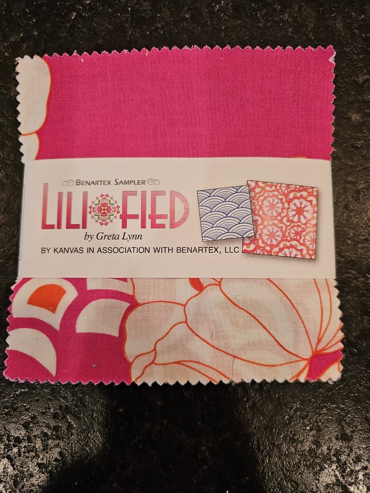 Lili-Fied By Greta Lynn By Benartex Fabric Charm Pack 5×5 Inches 42 Pieces
