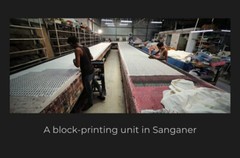 Indian Hand Block Print 100% Cotton fabric Dressmaking By 10 yard Sewing Crafts