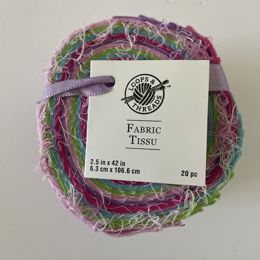 Loops And Threads Fabric Tissu Jelly Roll Pastel Colors