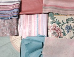 5 lb 3 oz Box of Assorted Fabric Scraps – Assortment of Polished Cotton FSBTB122